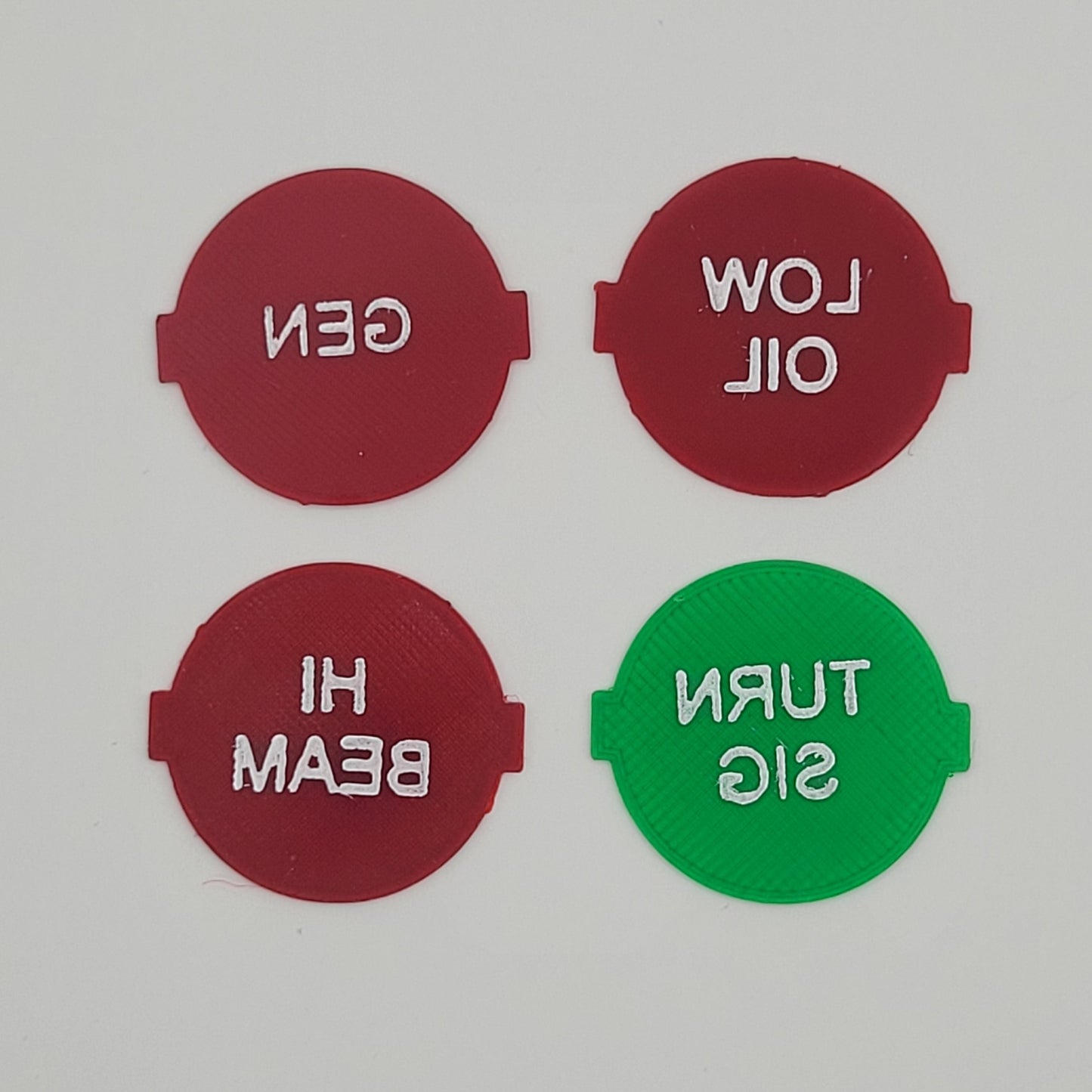1960-66 GMC Truck - Dash Tell-tale/Warning/Idiot Lenses