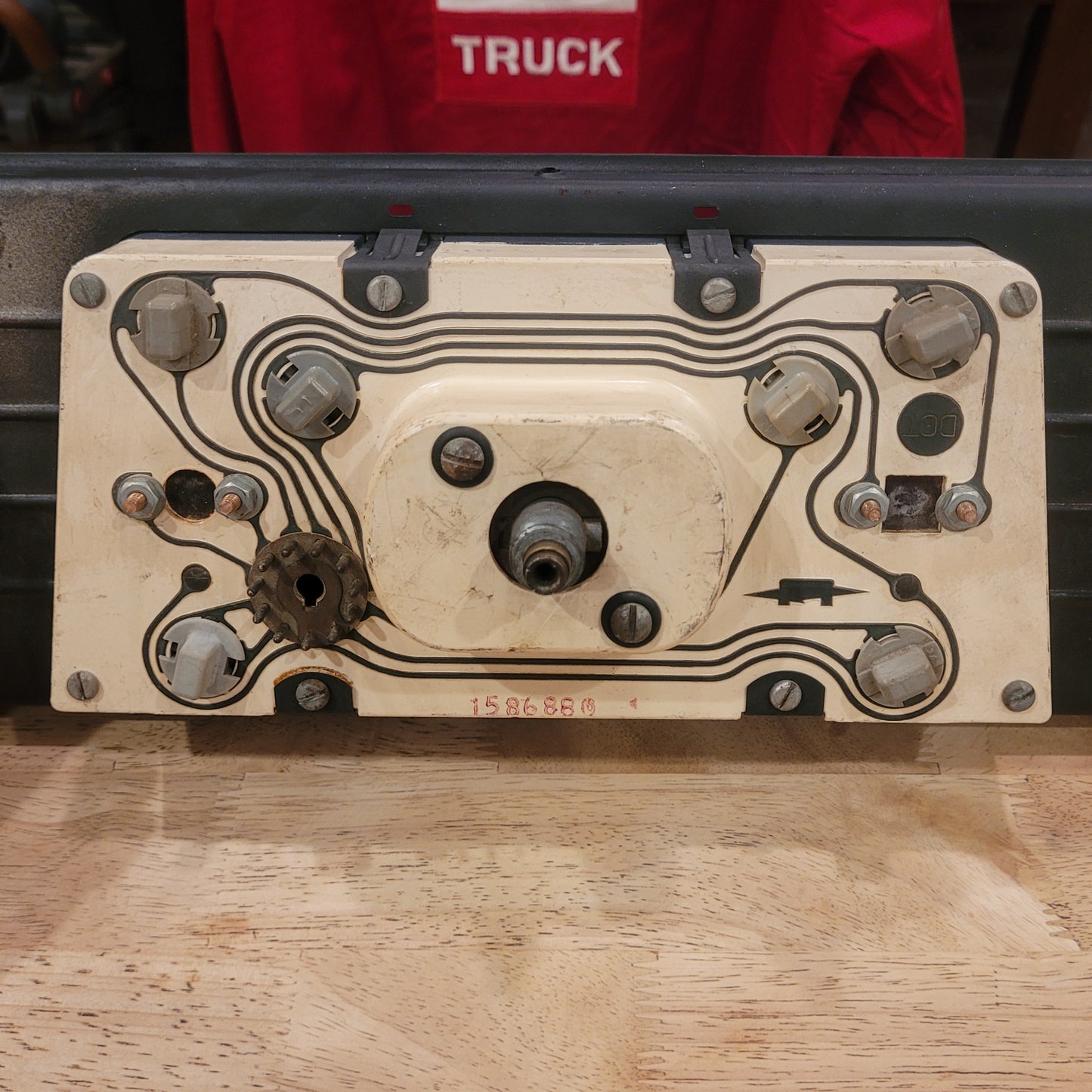 1960-66 GMC light duty truck & 1960-66 big truck- steel instrument cluster