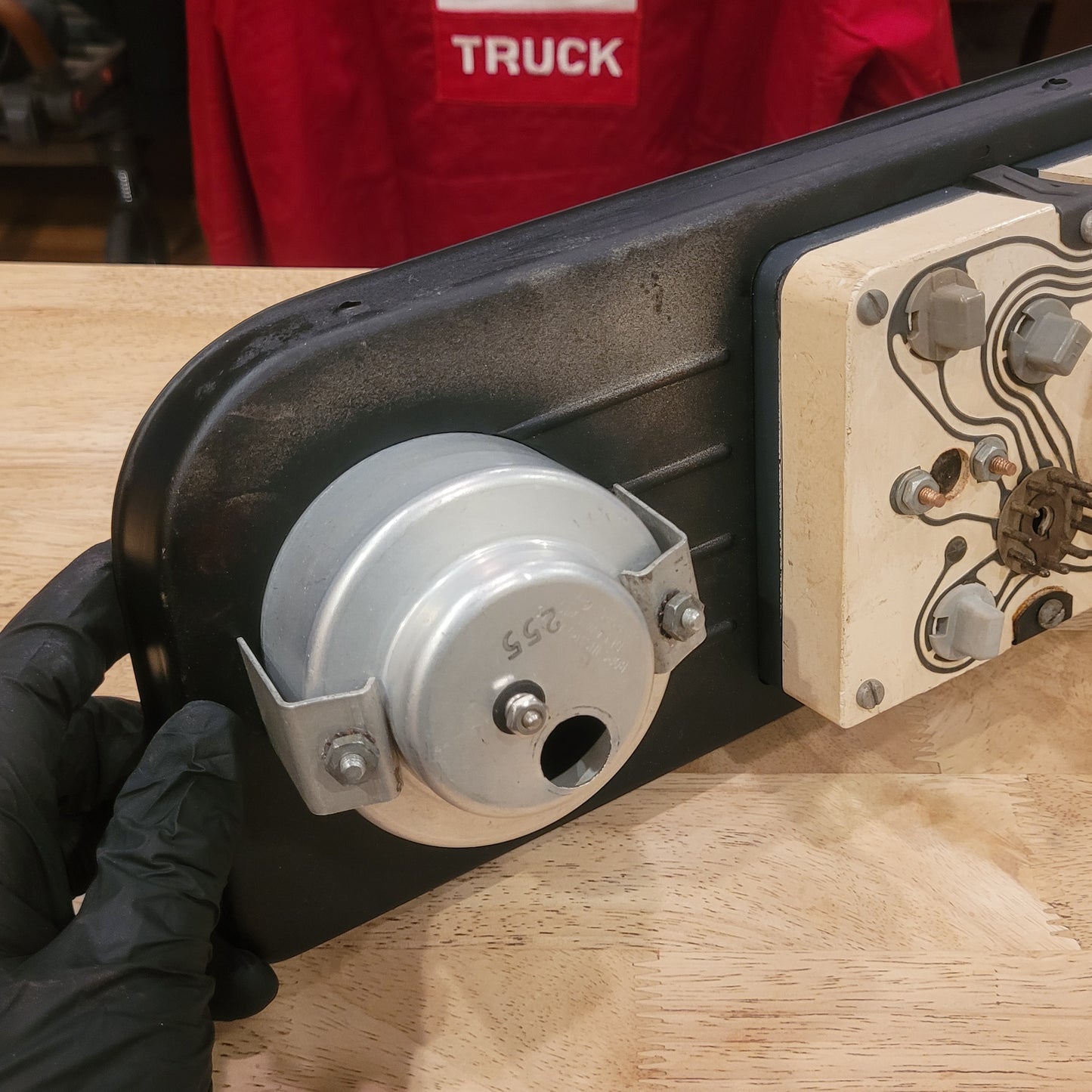 1960-66 GMC light duty truck & 1960-66 big truck- steel instrument cluster