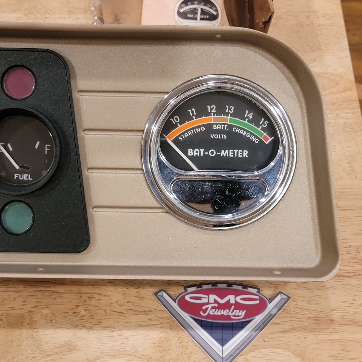 1960-62 GMC light duty truck & 1960-66 big truck- steel instrument cluster