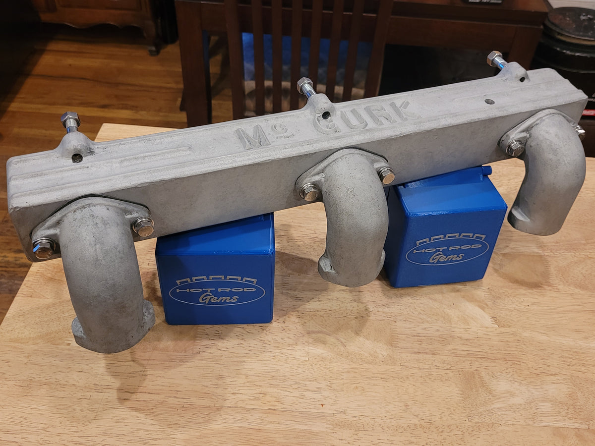McGurk Triple Carb Intake Manifold - 216/235/261 Chevrolet