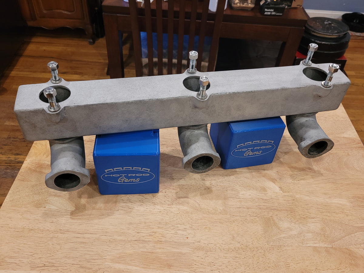 McGurk Triple Carb Intake Manifold - 216/235/261 Chevrolet