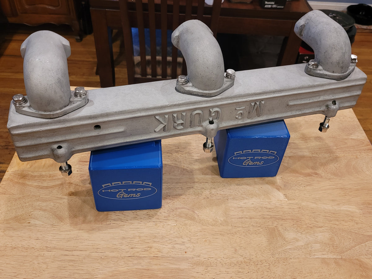 McGurk Triple Carb Intake Manifold - 216/235/261 Chevrolet